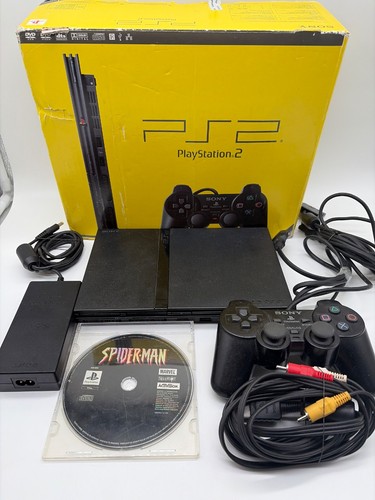 Console ps2 slim - en, boîte